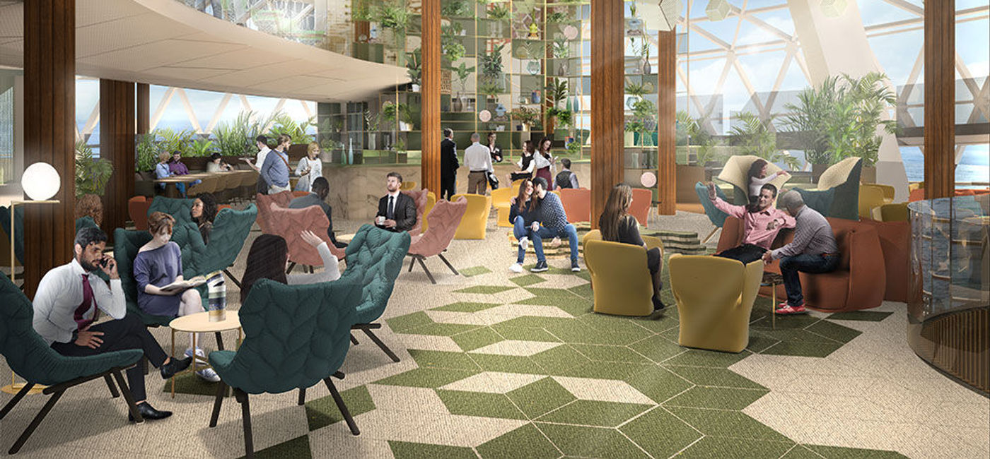 Image: PHOTO: Eden rendered on Celebrity Cruises' Celebrity Edge. (photo courtesy of Celebrity Cruises)