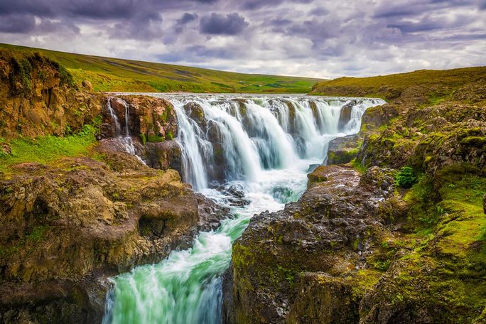 Kolugljufur falls