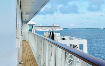 View from a cruise deck