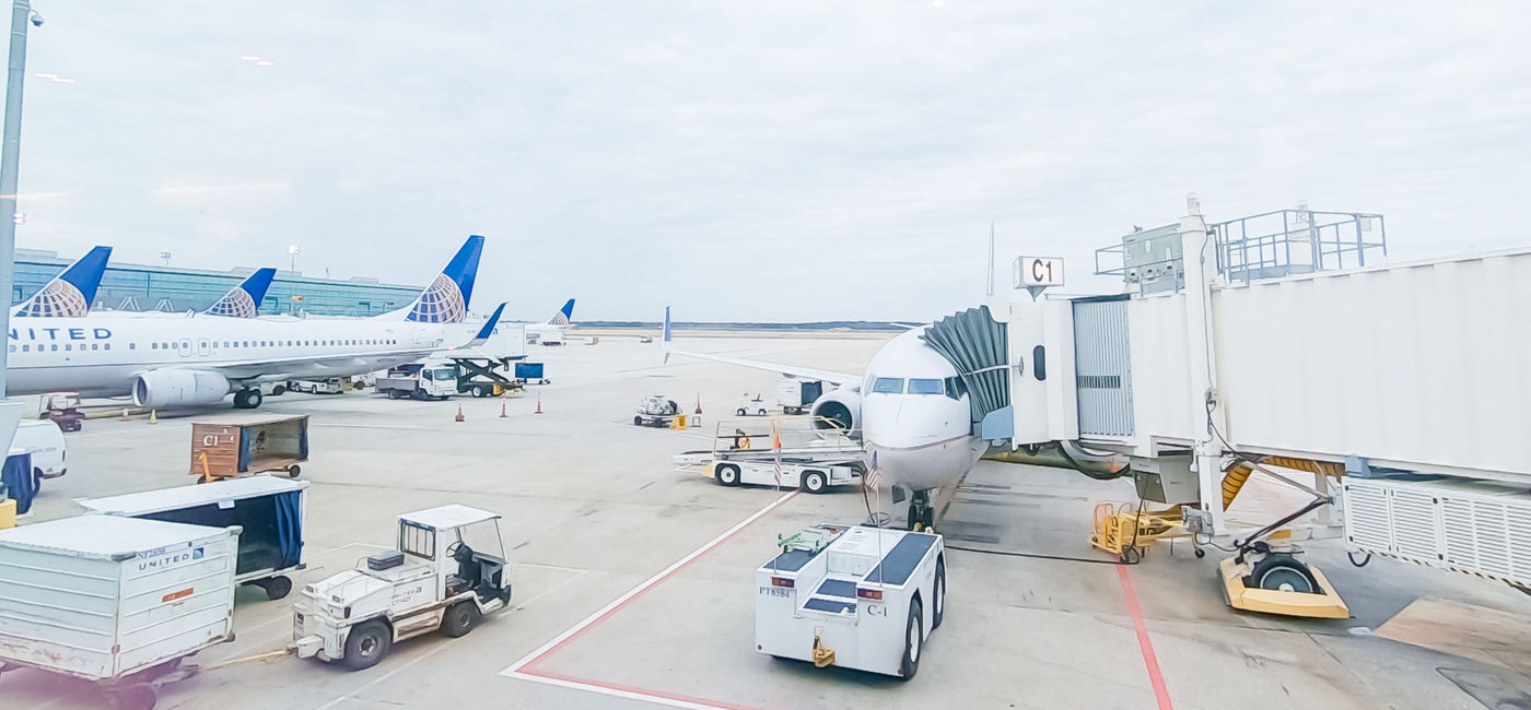 Image: PHOTO: Planes parked at Houston's George Bush Intercontinental Airport. (photo via arinahabich/iStock Editorial/Getty Images Plus)