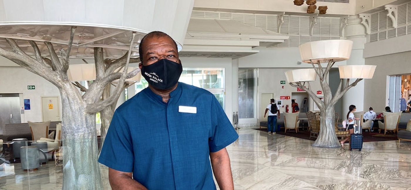 Image: Clinton Reader, GM Moon Palace Jamaica and President of the JHTA. (Photo: TravelPulse Canada)