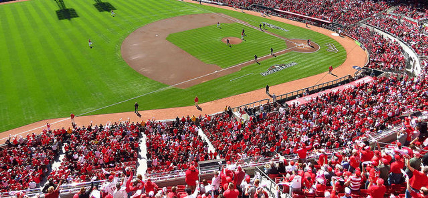 Image: PHOTO: The Great American Ballpark in Cincinnati. (photo via Flickr/Daniel Betts) 