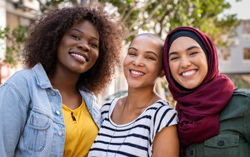 women, diversity, friends