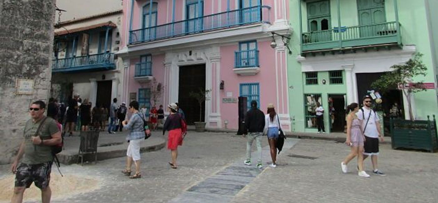 Image: PHOTO: Plaza de San Francisco, Havana, Cuba. (photo by David Cogswell)