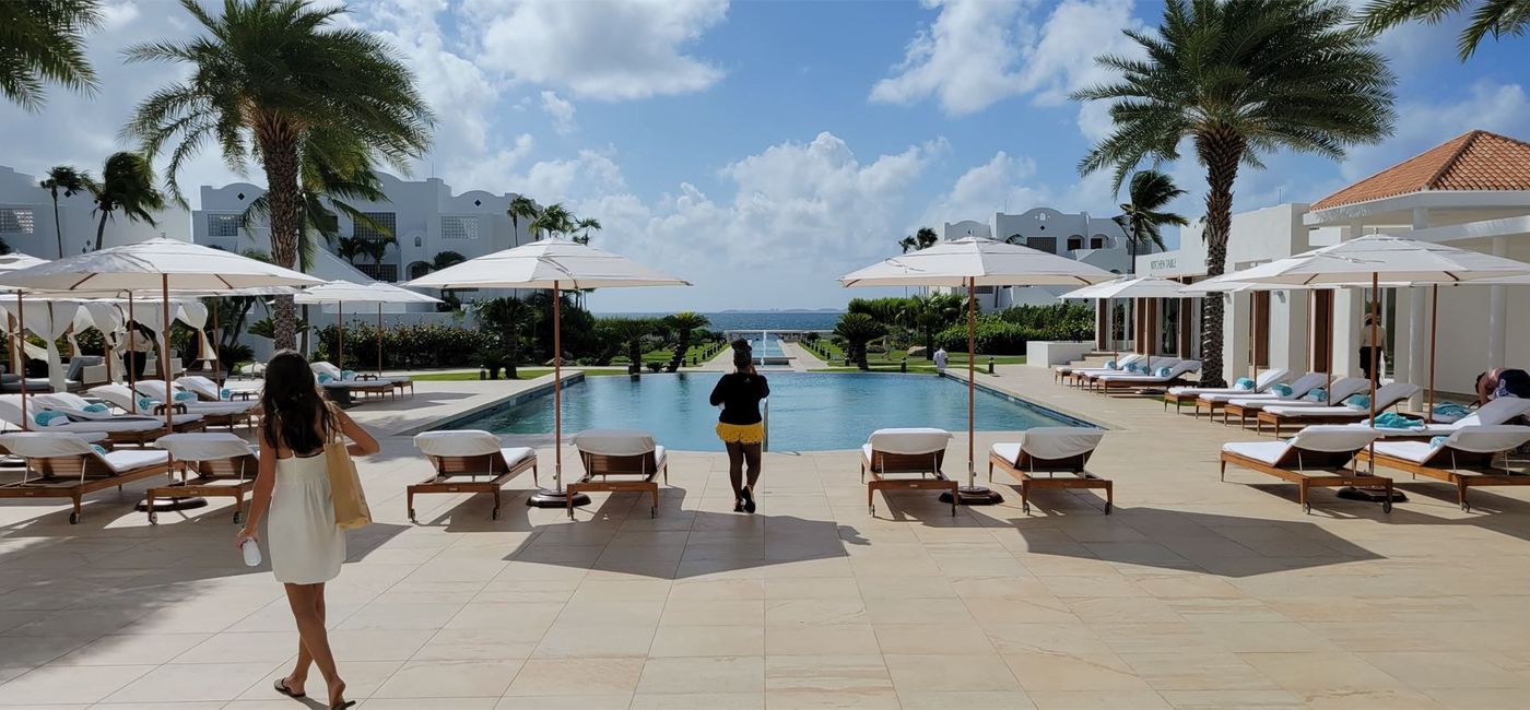 Image: The Aurora Anguilla resort is the newest luxury property on Anguilla. (Photo by Brian Major)