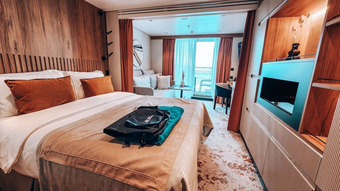 Balcony stateroom aboard Swan Hellenic’s SH Vega