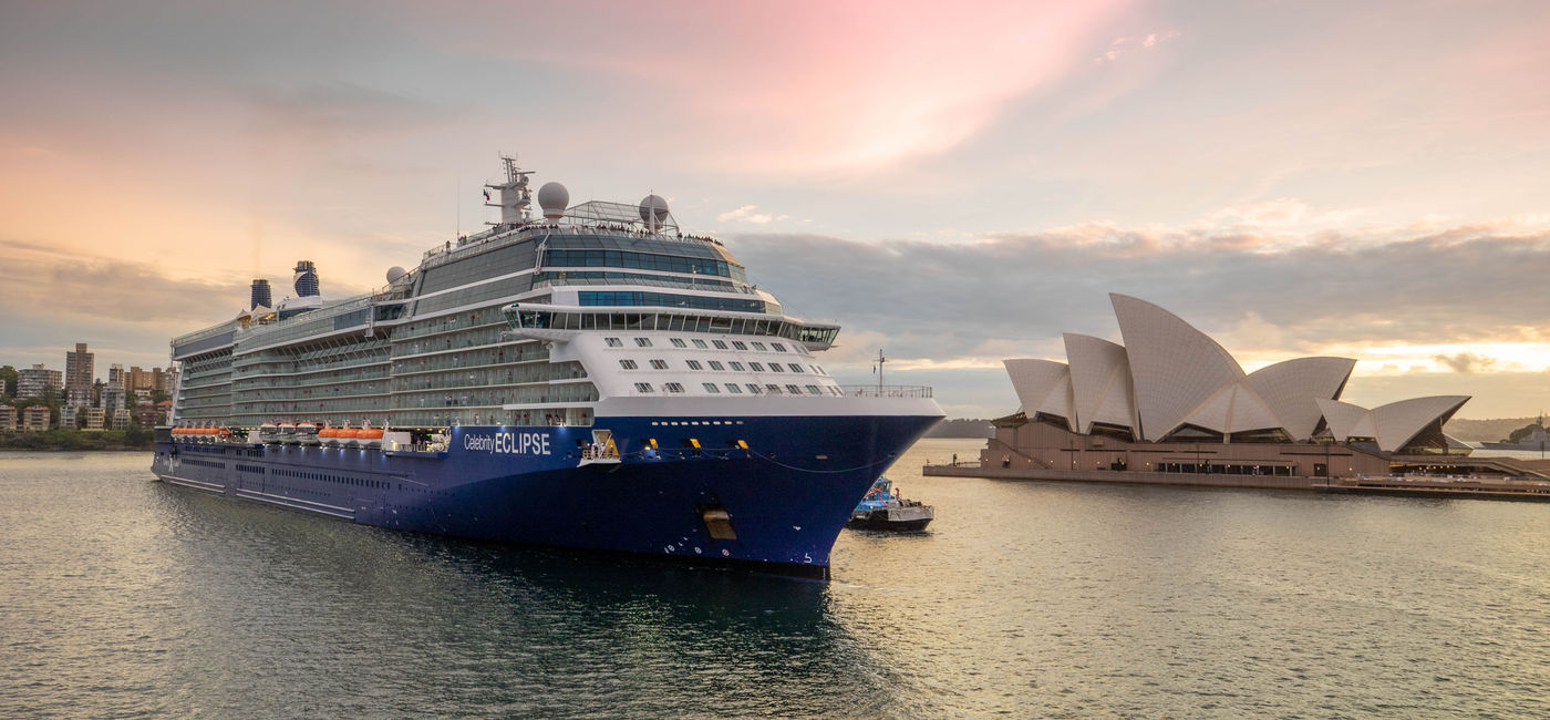 Image: Celebrity Eclipse in Sydney, Australia. (Source: Celebrity Eclipse à Sydney)