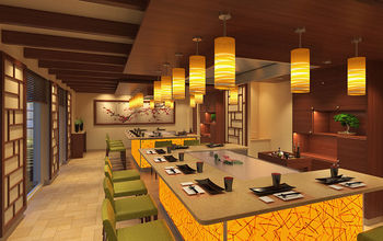 Rendering of Bonsai Teppanyaki on Carnival Cruise Line's Carnival Horizon