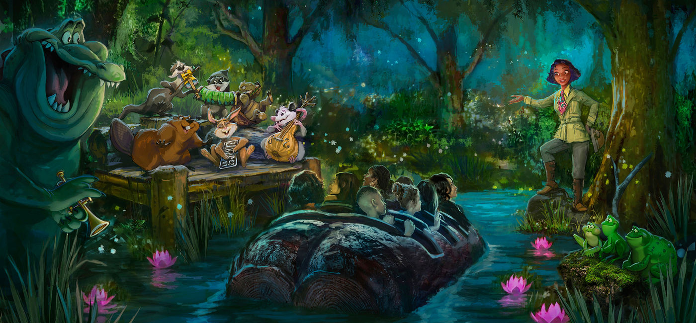 Image: Tiana's Bayou Adventure Rendering. (photo courtesy of Disney)