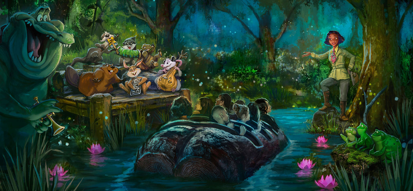 Image: Tiana's Bayou Adventure Rendering. (photo courtesy of Disney)