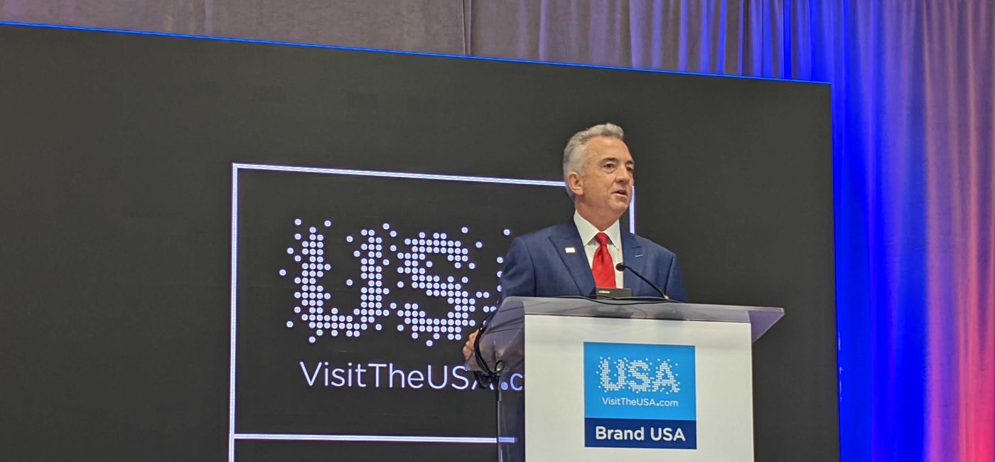 Image: Brand USA CEO Chris Thompson. (photo via Eric Bowman)