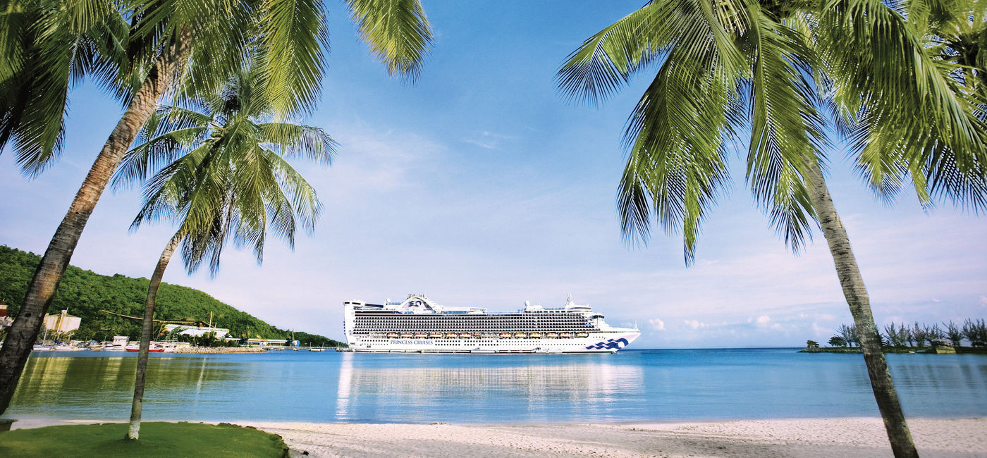 Image: Caribbean Princess in Ocho Rios, Jamaica. (Photo courtesy of Princess Cruises)