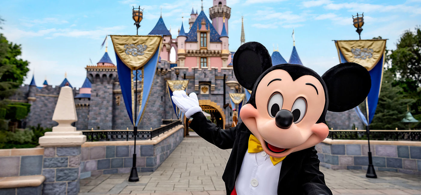 Image: Mickey Mouse at Disneyland. (photo courtesy Disney)
