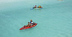Bacalar has a seven-tone lagoon of blue that is one of the most extraordinary places to practice snorkeling and scuba diving
