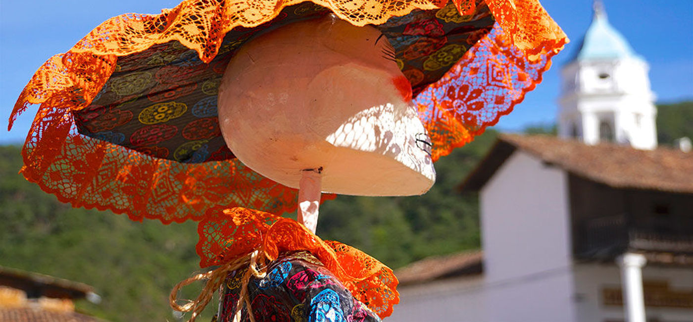 Image: Dia de los Muertos figure in San Sebastian del Oeste, Photo by Jason Leppert (Photo by Jason Leppert)