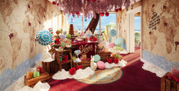 Booking.com, Willy Wonka, sweet, suites, candy, chocolate, themed, Park Lane New York, Viceroy Santa Monica, Conservatory Suite, Palmetto King Suite