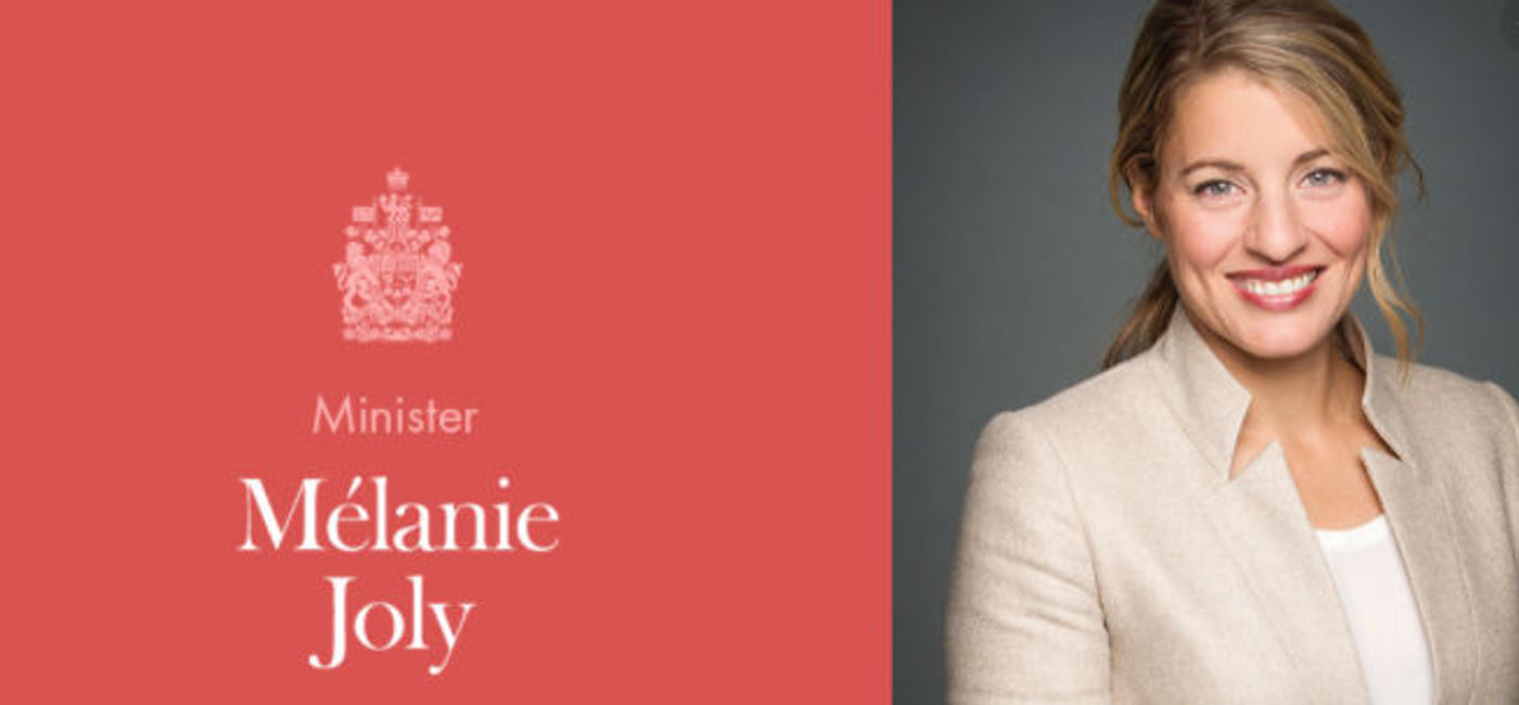 Image: Minister of Tourism Melanie Joly (PHOTO: Melanie Joly)