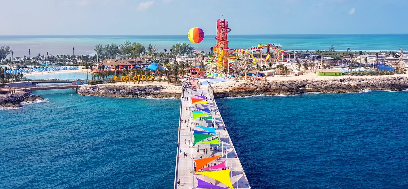 Image: Le Adventure of the Seas fera escale à CocoCay, l'île privée de Royal Caribbean aux Bahamas. (PHOTO: courtoisie de Royal Caribbean) (Royal Caribbean International)