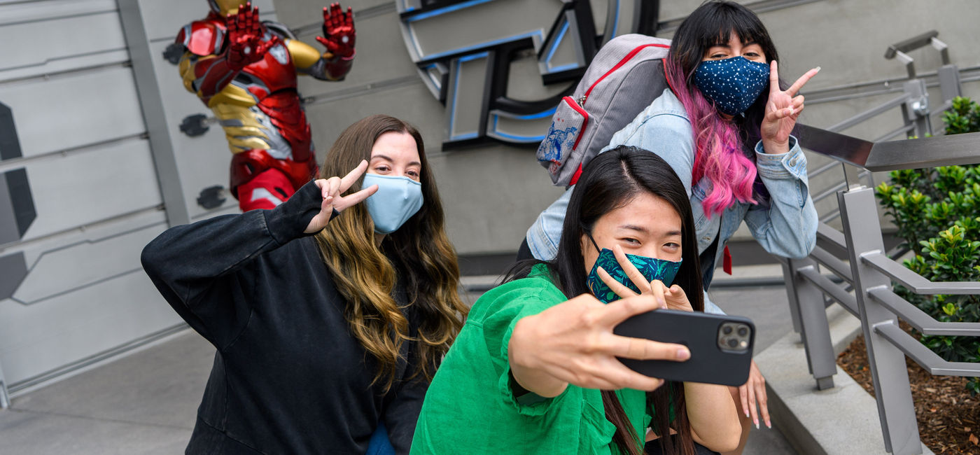 Image: Hang out with Iron Man (photo courtesy Disneyland Resort)