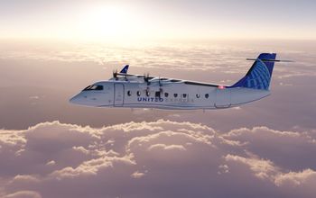 Rendering of United Airlines' ES-19 aircraft.