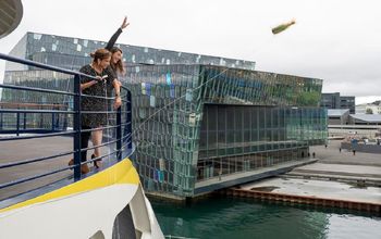 christening National Geographic Endurance in Iceland on July 23, 2021.
