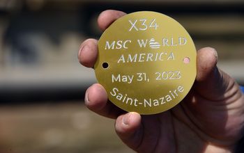 MSC World America Coin Ceremony.