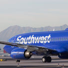 Southwest Airlines Boeing 737 on a taxiway.