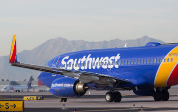 Southwest Airlines Boeing 737 on a taxiway.