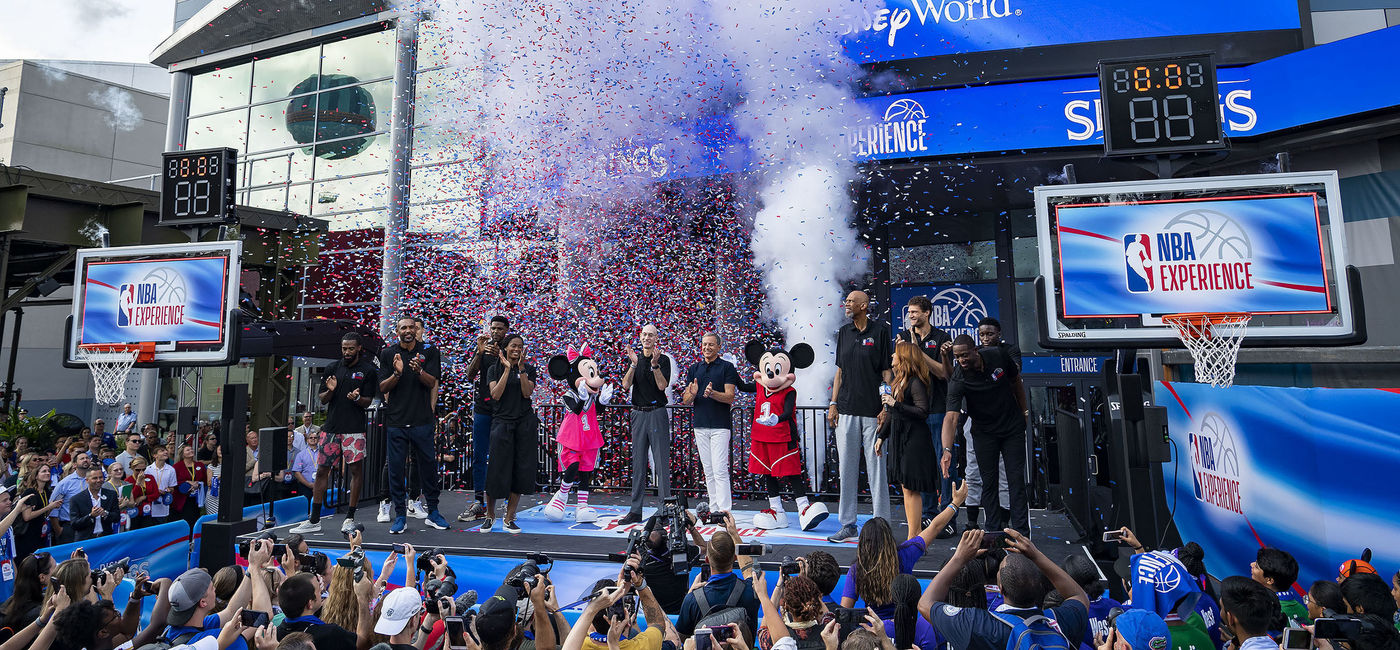 Image: PHOTO: Opening ceremony for NBA Experience. (photo via Walt Disney World Resort)