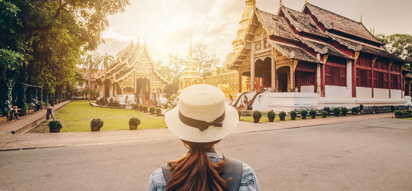 Image: Solo traveler in Chiang Mai. (photo courtesy Drazen_/E+)