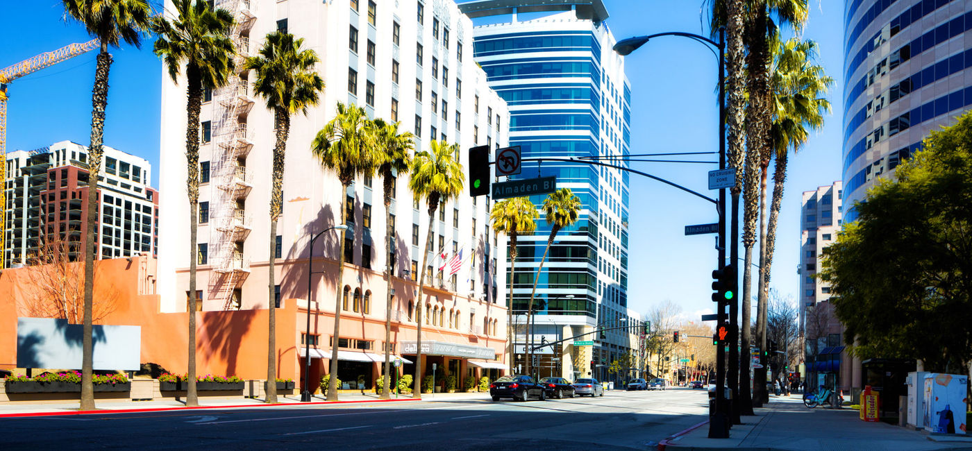 Image: PHOTO: Hotel De Anza in downtown San Jose, California. (photo via NicolasMcComber/iStock Unreleased)