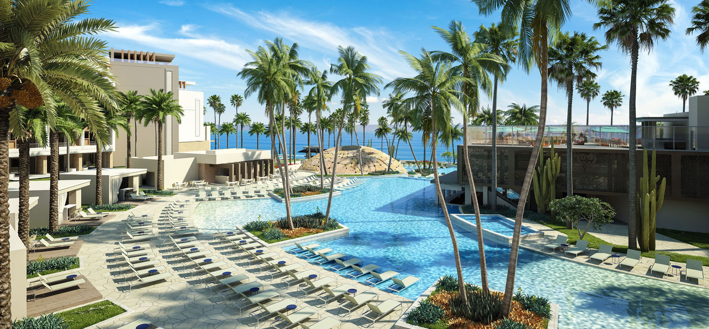 Image: PHOTO: The main pool at Hard Rock Los Cabos. (photo via Hard Rock International) (PHOTO: Hard Rock Hotels)