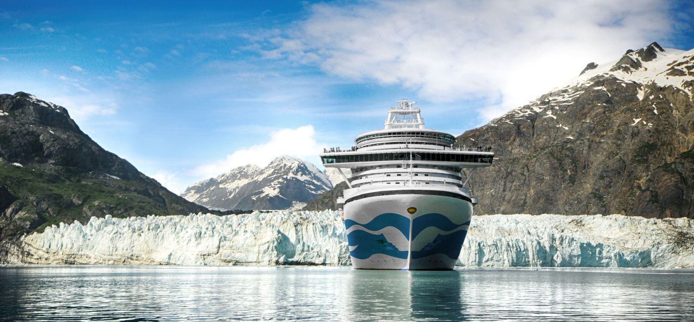 Image: A Princess ship in Alaska. (Courtesy of Princess Cruises) (Princess Cruises Media)