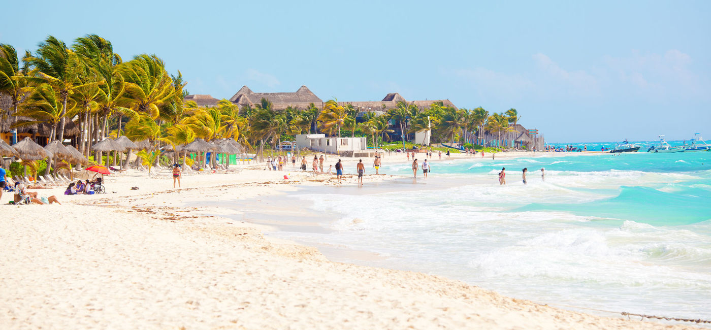 Image: Agents say Mexico is a popular destination for spring 2021 vacations. Pictured, Playa del Carmen. (photo via YinYang / iStock / Getty Images Plus)