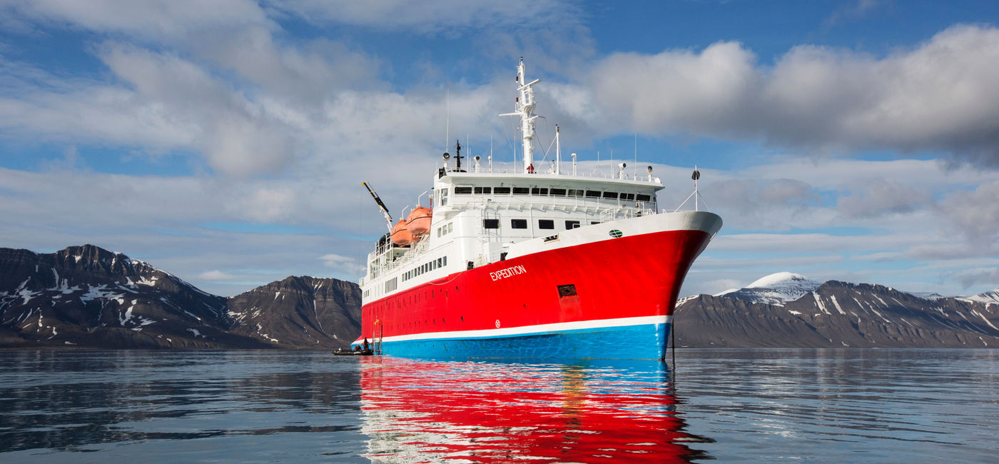 Image: PHOTO: G Adventures Expedition Ship in the Arctic (Photo courtesy of G Adventures (Photo Credit: G Adventures)