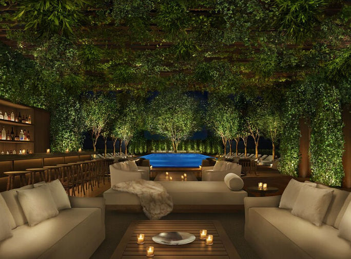 The Singapore EDITION roof bar The Singapore EDITION roof bar