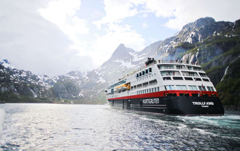MS Trollfjord in Norway. MS Trollfjord, norwegian ships, Hurtigruten ships, Hurtigruten Norway