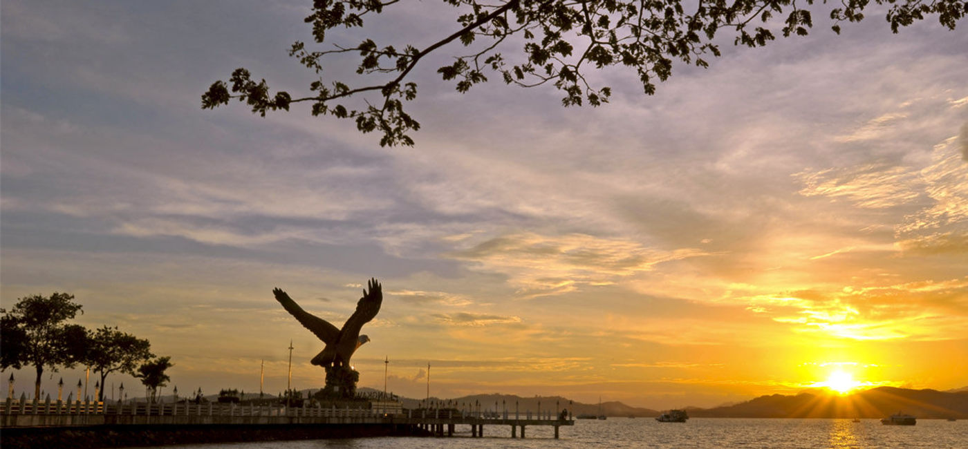 Image: Sunset at Eagle Square (photo courtesy Tourism Malaysia)