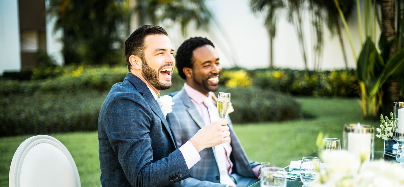 Image: A happy wedding couple. (photo via Hard Rock Hotels) (Hard Rock International)