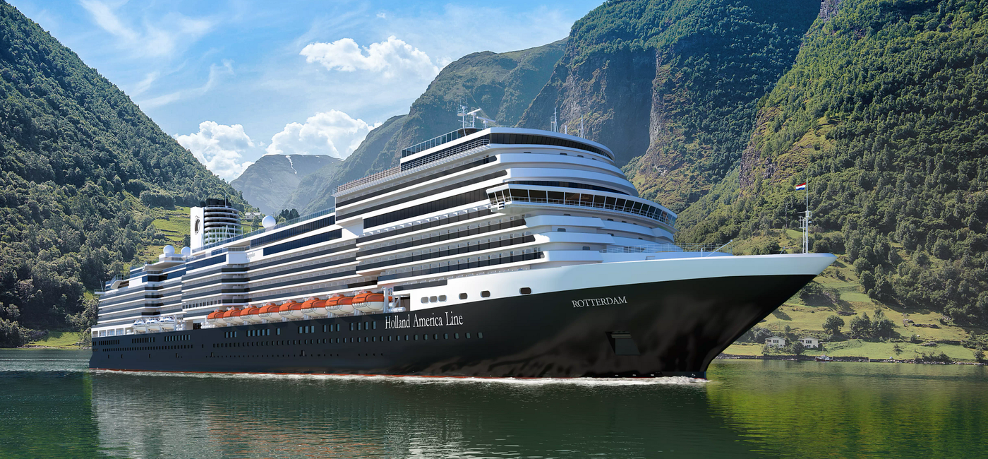 Image: Holland America Line changed the name of its third Pinnacle-class ship to Rotterdam. (Rendering courtesy of Holland America Line)