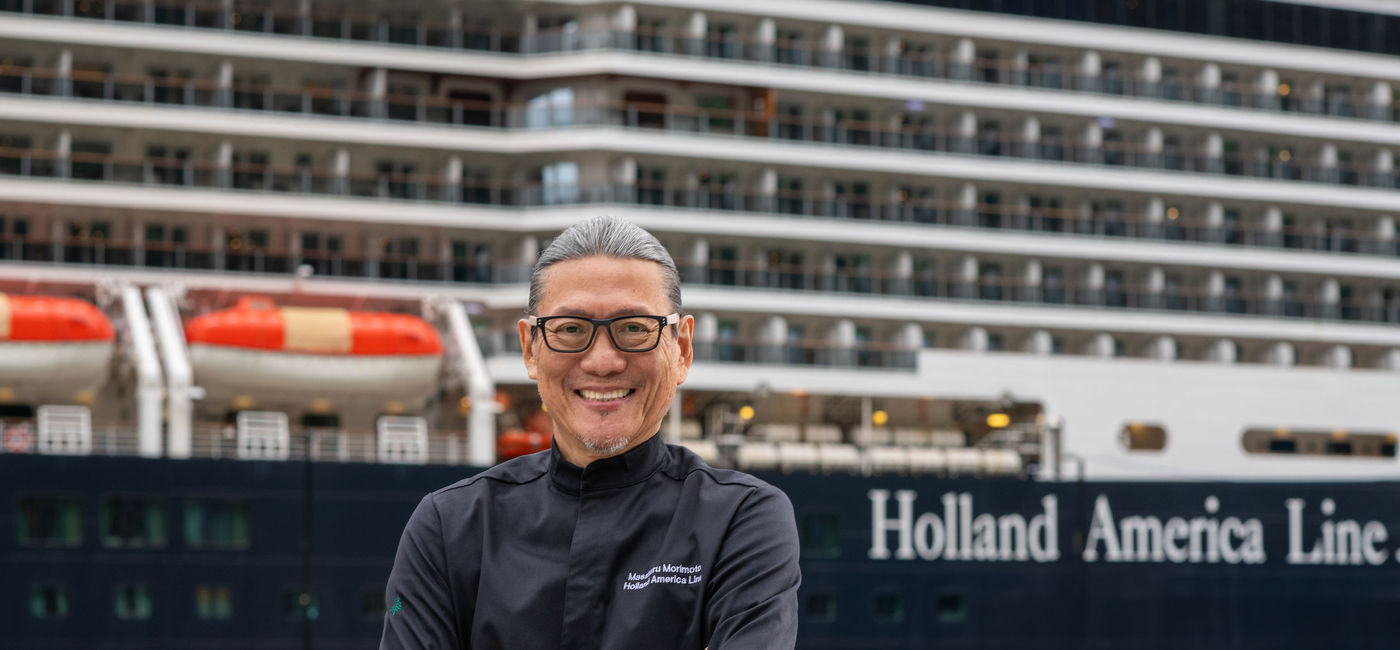 Image: Chef Masaharu Morimoto. (Photo Credit: Holland America Line)