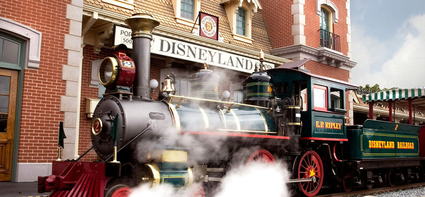 Image: PHOTO: Disneyland Railroad at Main Street Station. (photo courtesy of Disneyland/Scott Brinegar)