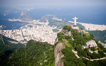 Aerial view of Rio de Janeiro, Brazil