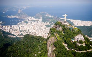 Aerial view of Rio de Janeiro, Brazil