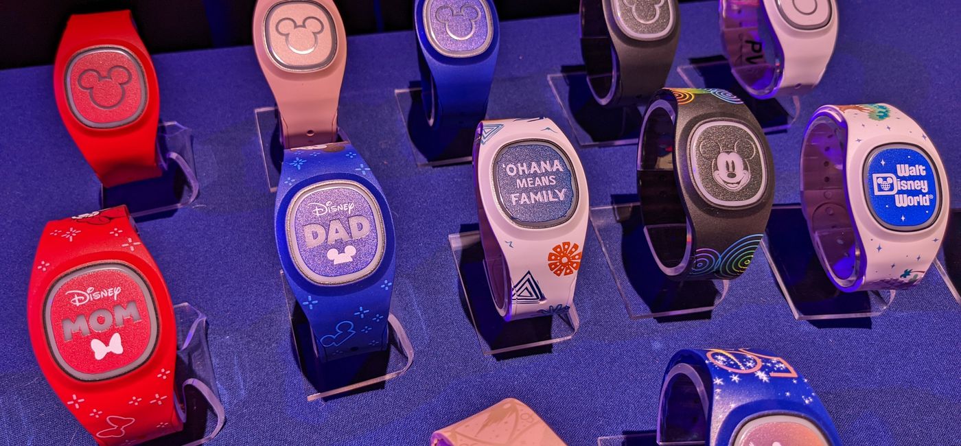 Image: The new MagicBand+ from Disney (photo by Eric Bowman)