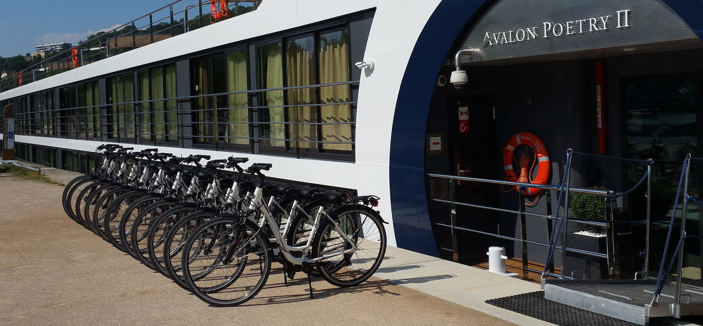 Image: PHOTO: Bikes are available on Avalon Waterways cruises. (photo via Globus) (PHOTO: Globus)