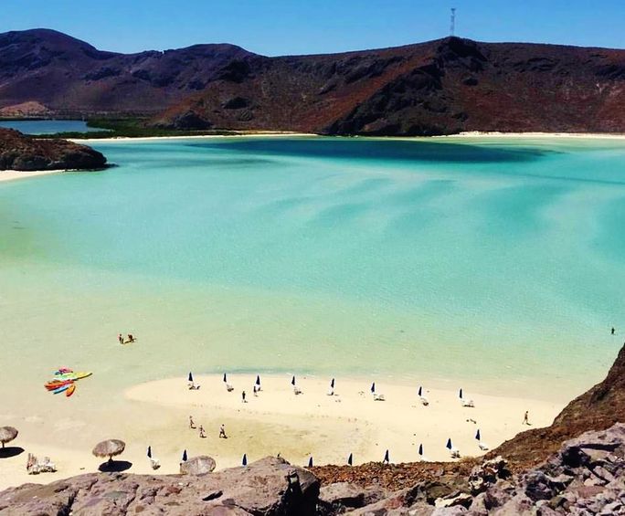Stunning Belandra Bay in La Paz, Mexico Stunning Belandra Bay in La Paz, Mexico