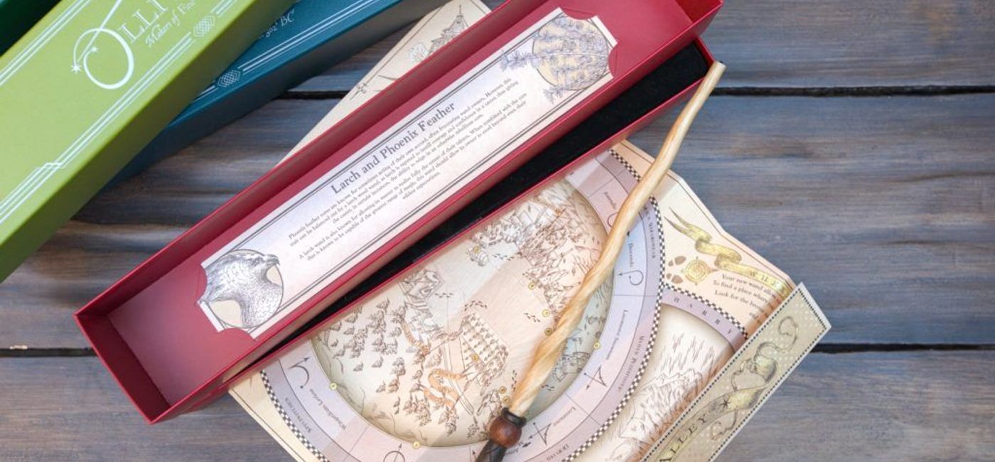 Image: Interactive Ollivanders wands at Universal Studios.  (photo via Universal Orlando Resort Media)