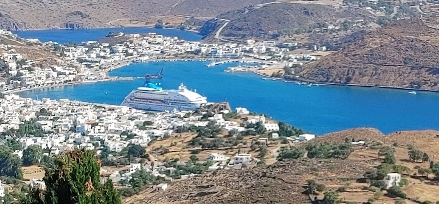 Image: Celestyal Crystal in Patmos. (photo via Claudette Covey)