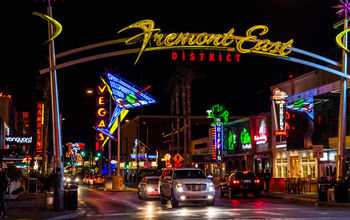 Fremont Street entertainment district in Las Vegas